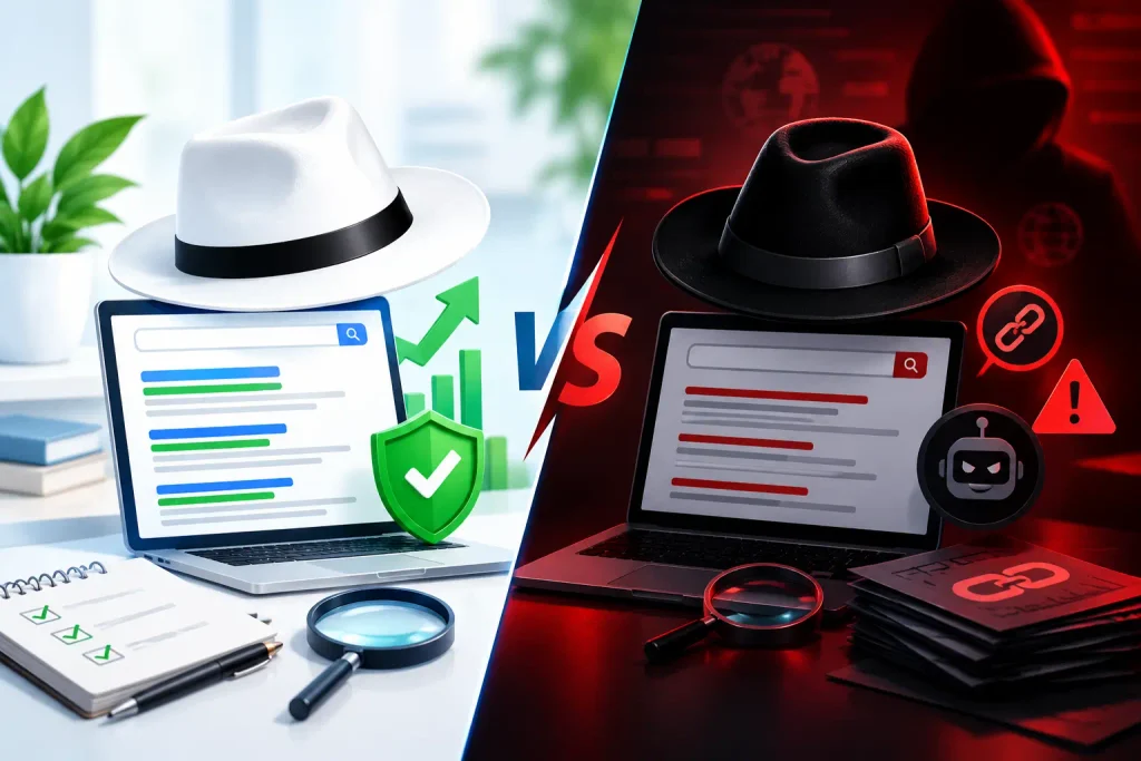 what is black hat SEO and white hat SEO