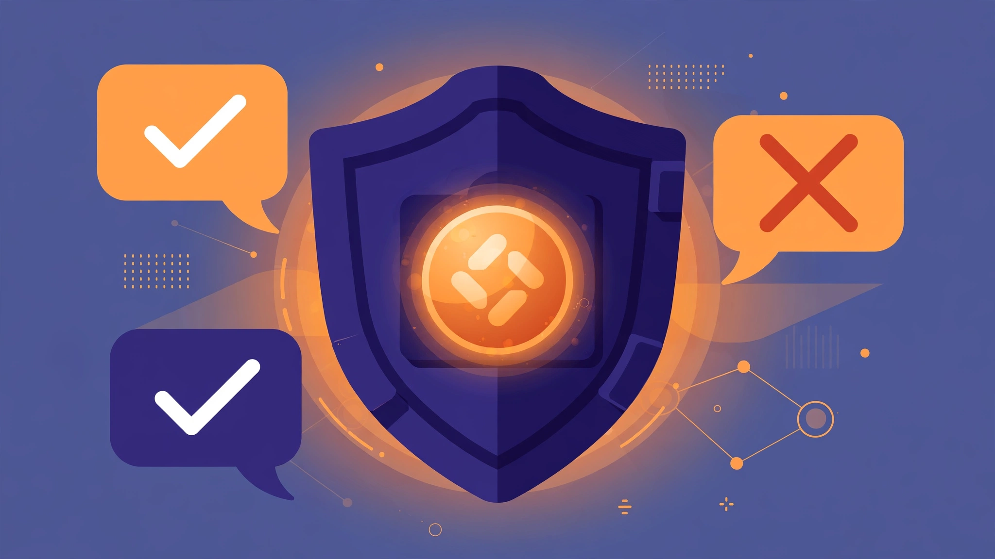 Shield protecting a brand badge from misattributed AI search mentions