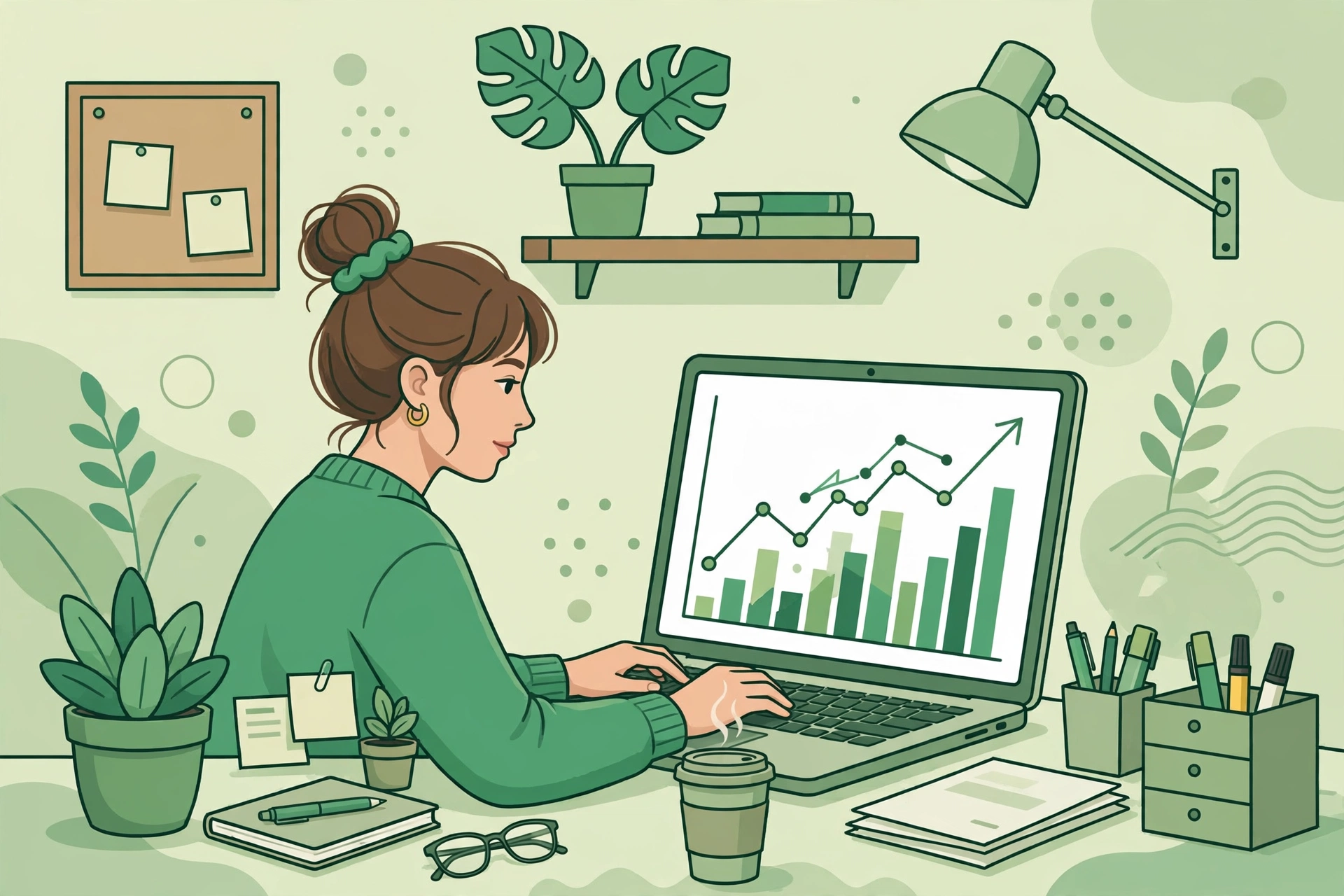 SEO content writer working on ranking content
