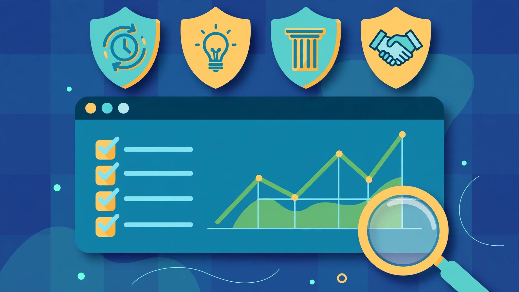 Website trust signals including reviews, security padlock and quality backlinks that help improve E-E-A-T