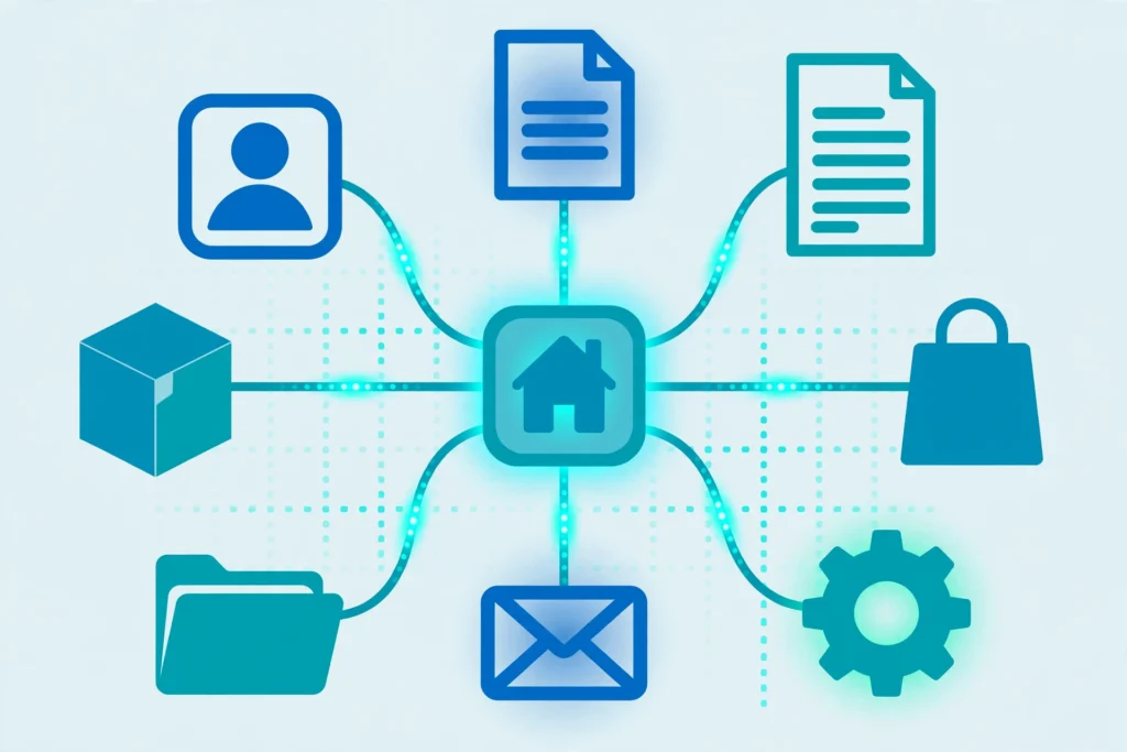 How many internal links per page — website internal linking illustration