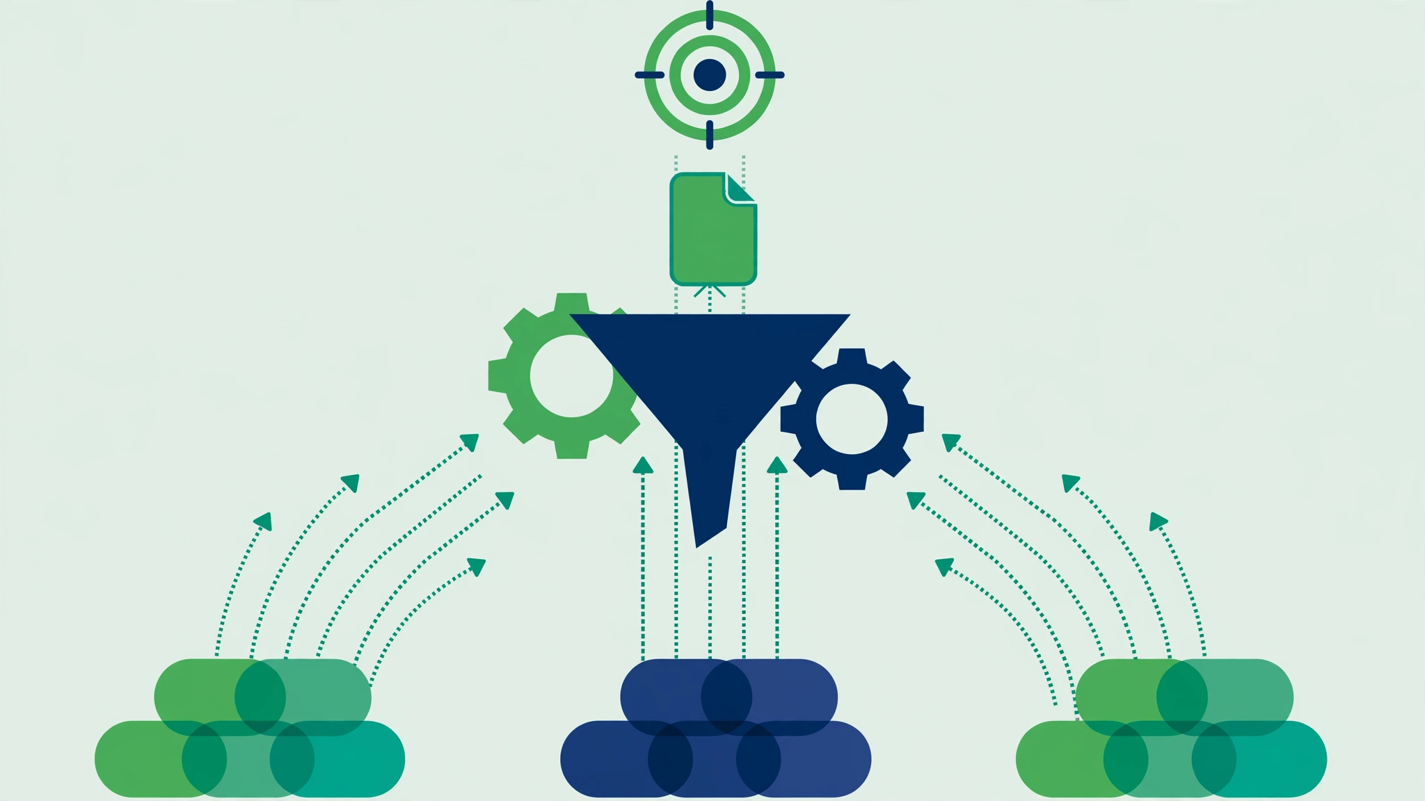 Keyword mapping strategy results chart showing improved rankings