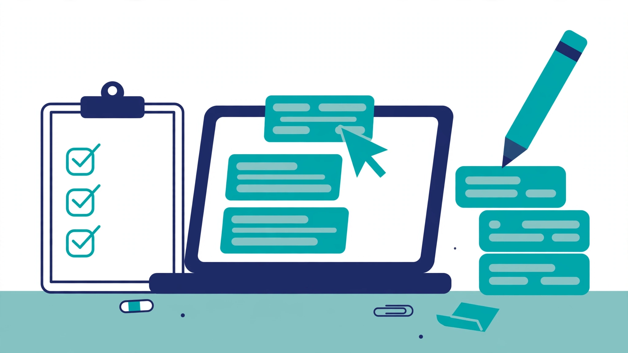 Writer drafting a high-CTR meta description using a proven formula