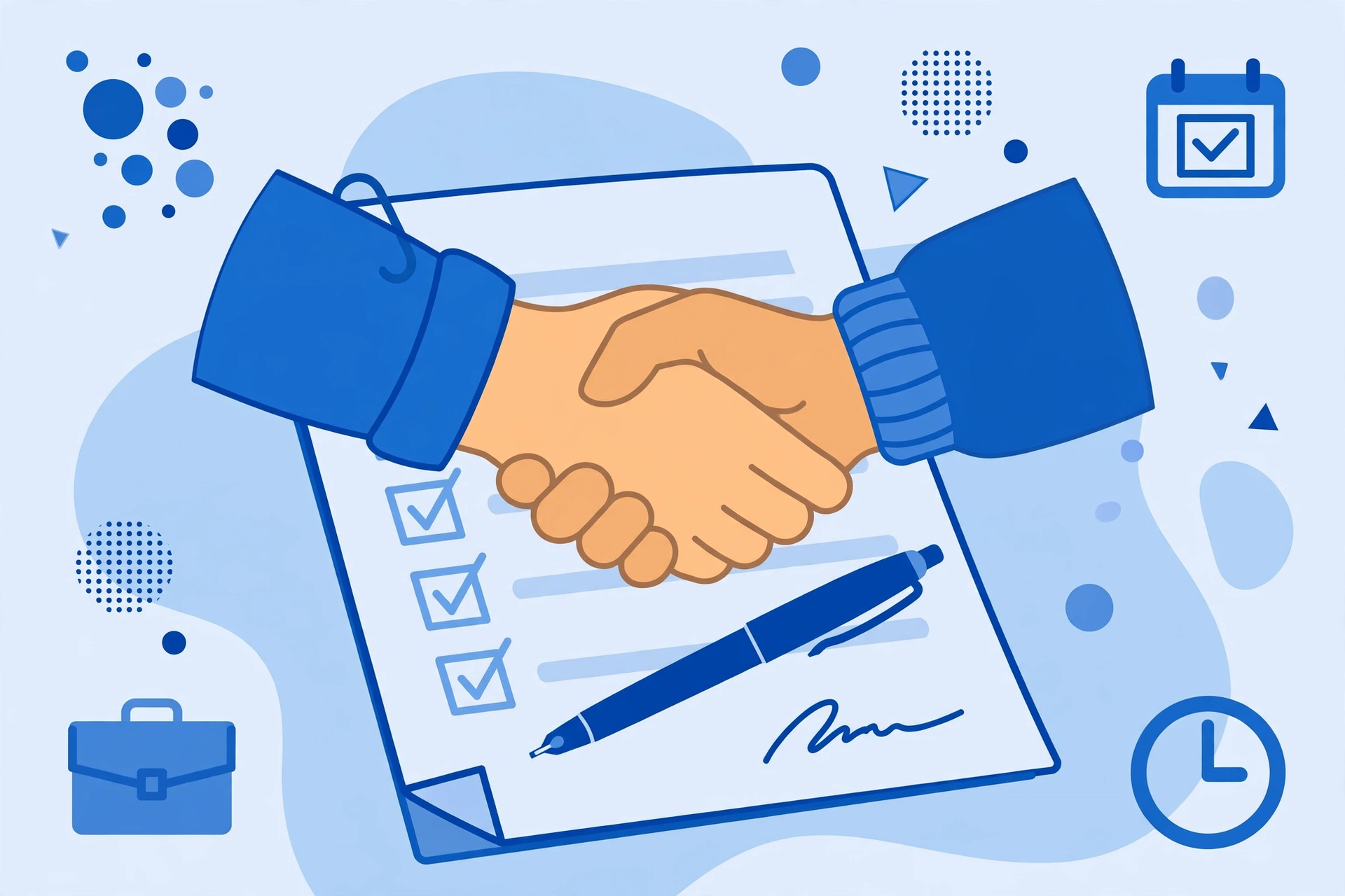 Freelance writing contract agreement document