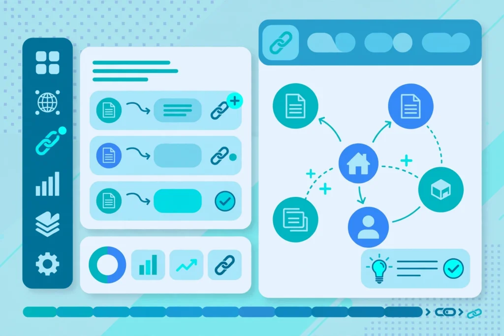 Internal linking tools comparison illustration