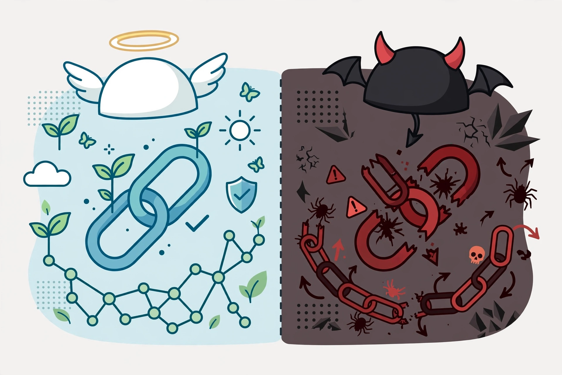 White hat versus black hat link building